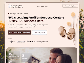Fertility Website for Gynaecologists/Doctors/Clinics