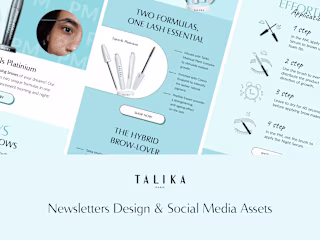 Email Designs for Talika Paris Cosmetics