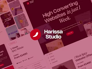 Harissa Studio - Agency Webflow Redesign
