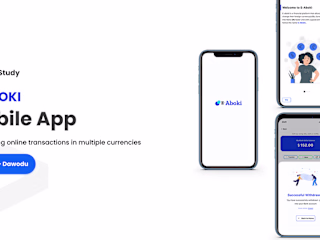 E-Aboki Fintech Mobile Application- Case study on Behance