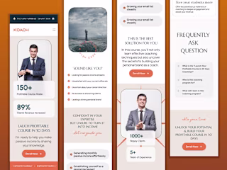 Coaching Responsive Web - Framer Template