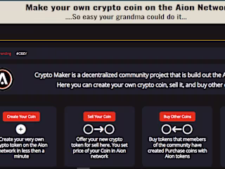 crypto maker in aion network