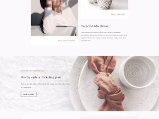 Holistic Brand Marketing Template :: Squarespace 7.1