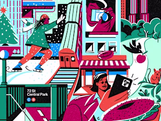 A cozy illustration style