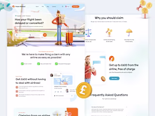 I Hate Airlines Landing Page UI Design & Webflow Development 