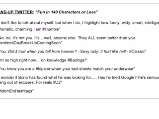 Stand-Up Twitter