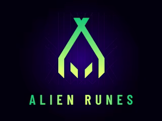 Alien Runes - Landing Page and Logo Design for NFT collection
