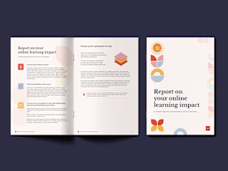 Report template - Pure & Applied on Behance