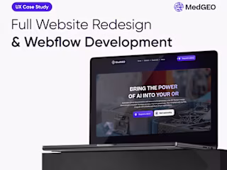 Medgeo - Full Website Creation Case Study