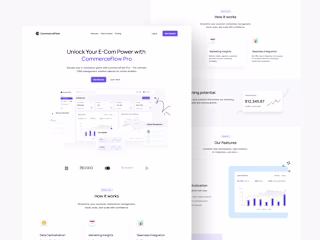 CommerceFlow Landing Page