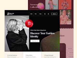 Bayak Clothing Fashion Web Design