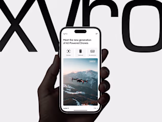 Mobile & Web UX/UI Design — XYRO AI-Powered Drones