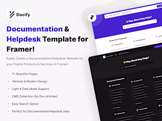 Docify - Template for Framer