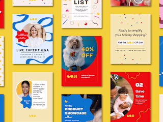 GOJI Custom Template Design — Designed by Hannah Kate Kelley