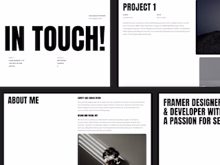 Framer templates