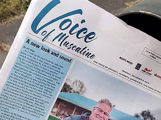 Voice of Muscatine Rebrand