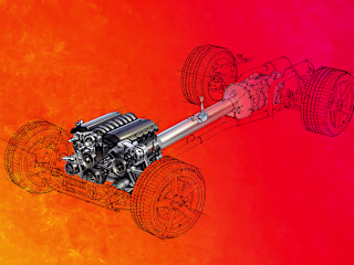 Corvette Drivetrain Illustration