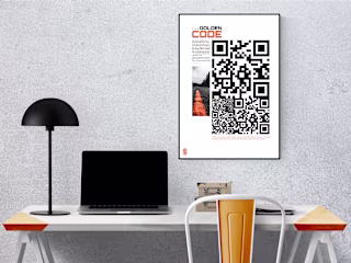 The Golden CODE - Advertising Conceptual Poster