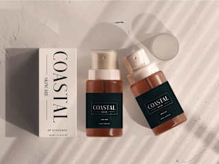 Coastal Skincare Brand Design