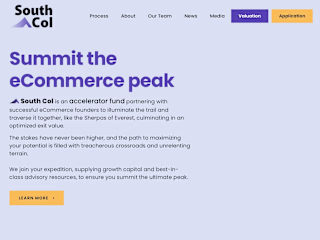 South Col - Website Copywriting Project
