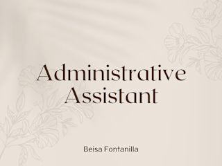 Executive/ Admin Assistant