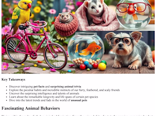 Unique and Interesting Facts about Pets.