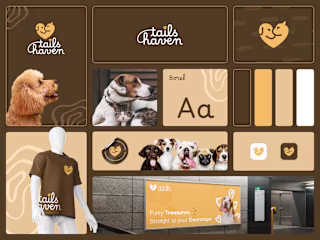 Tails Haven - Logo Concept, branding, identity