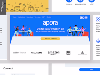 Web Site Apora on Behance