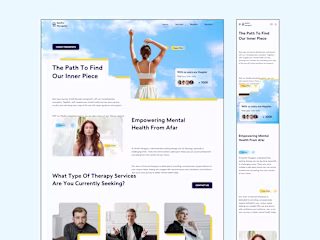 Soulful Navigator | Online Therapy Landing Page 