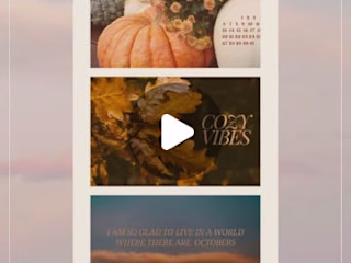 Autumn Wallpaper Instagram Post