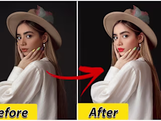 model edit in Photoshop in beautiful way on Behance