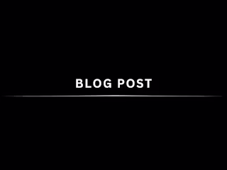 Blog Post