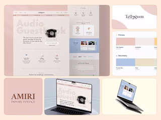 Audio Guestbook E-com | Webflow Dev + UI Design 