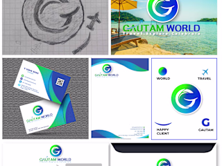 A new, attention-grabbing logo for a tour and travel business