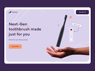 E-Commerce Landing Page