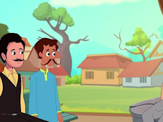 village cartoon story 