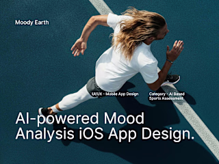 Mobile App Design for AI-powered Mood Analysis.