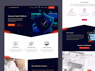 
Cyber Technology - Landing page