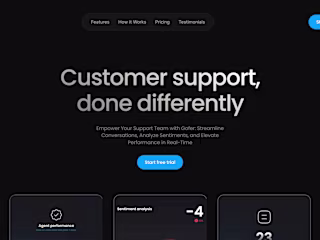 Gofer - Sentiment analysis and AI coaching for customer support