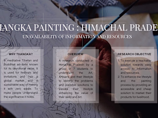 Website and brochure design for thangka artisans :: Behance