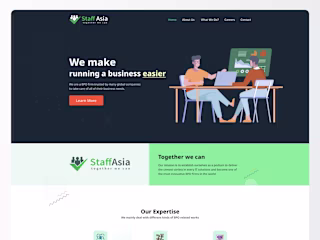 Staff Asia Web Redesign