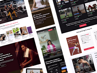 Revamping User Interface for Fitness Website