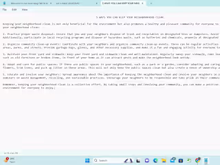 SEO optimised blog post