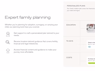 Landing Page Copy for Fertility Startup