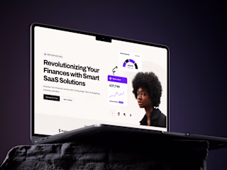 Fintec: Financial Marketing SAAS Website