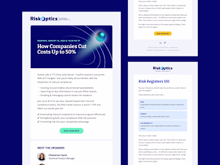 Email Templates and Design for RiskOptics