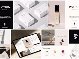 Brand Design Potion Wellness brand