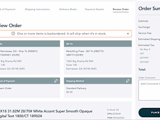 Vertiv (checkout) Responsive