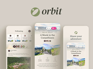 Orbit - Social travel app to document and share advetures