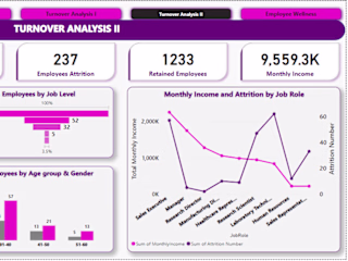 Human Resources Employees Attrition dashboard